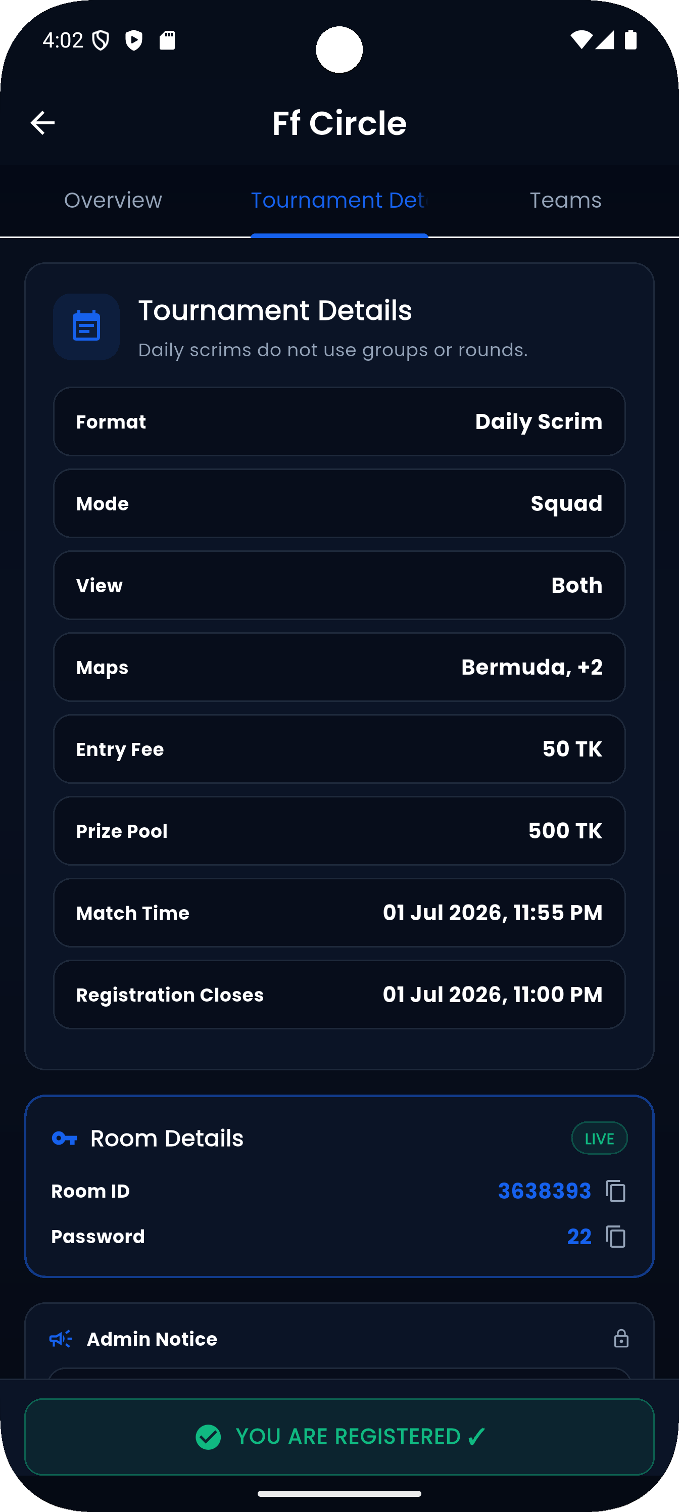 FirePlayx Free Fire circle game interface
